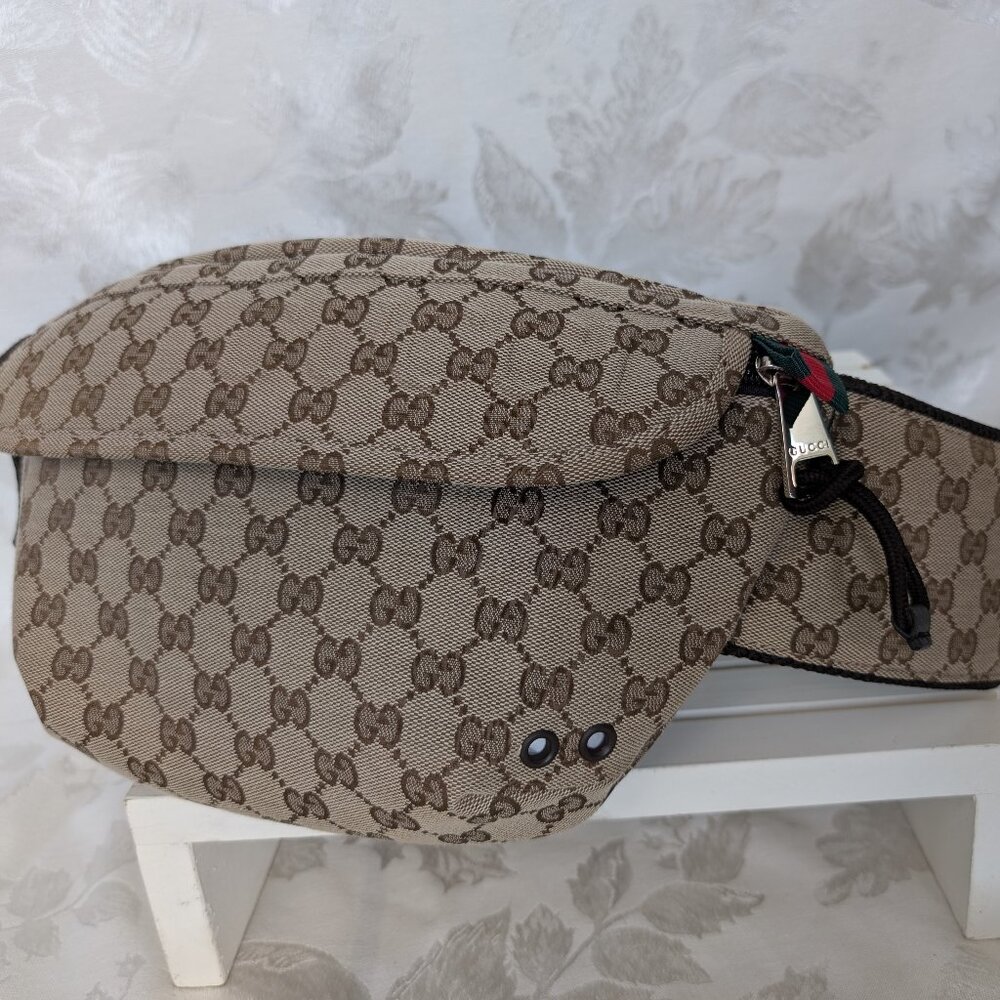 Large Gucci Canvas Belt Bag BRAND NEW